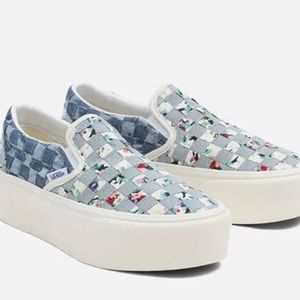 Women’s Patchwork Platform Vans